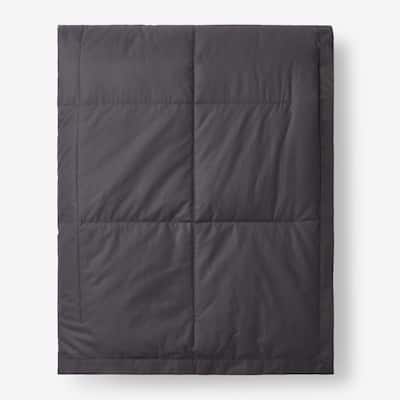 LaCrosse LoftAIRE Down Alternative Charcoal Gray Cotton Twin/Twin XL Blanket