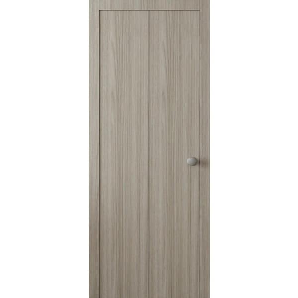 3011 48 in. x 96 in. Sold Core Oak Franko Color Wood Bi-fold Door with Hardware