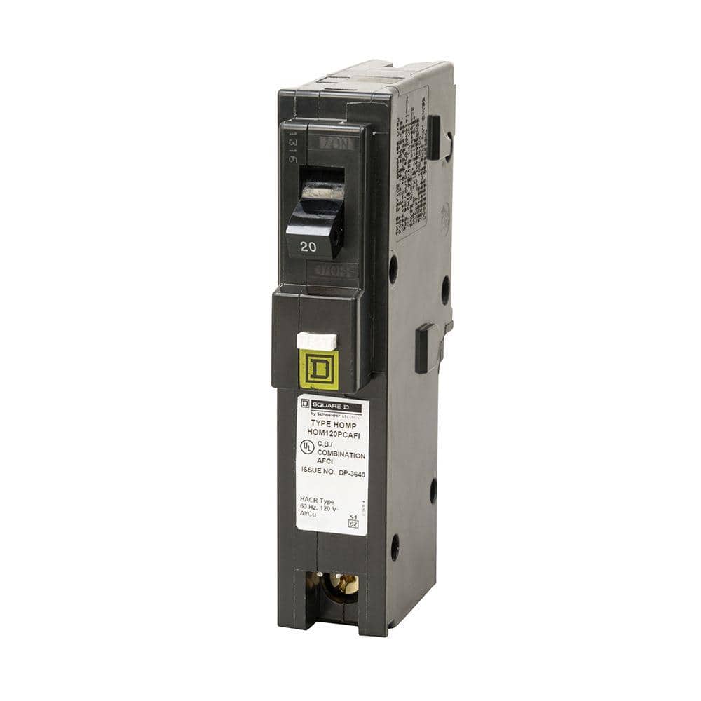 Homeline 20 Amp Single-Pole Plug-On Neutral Combination Arc Fault Circuit Breaker (12-pack) price history on PriceWatchPro