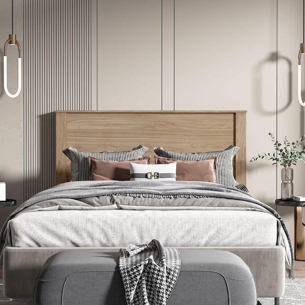 Polifurniture Juliette Light Oak Full Size Panel Headboard