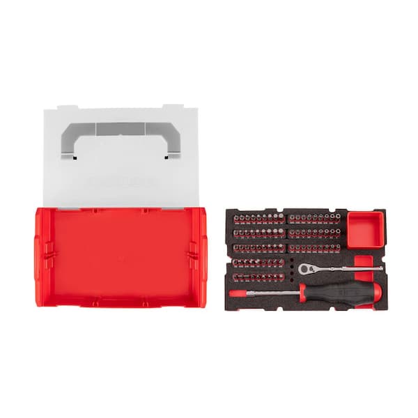 TEKTON 1/4 in. Driver and Multi-Bit Set with Mini Stacking Tool