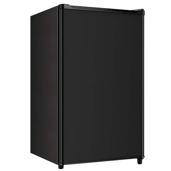 HAILANG 19.65 in. 4.4 cu.ft. Mini Refrigerator in Black with Freezer, 5-Settings Temperature Adjustable