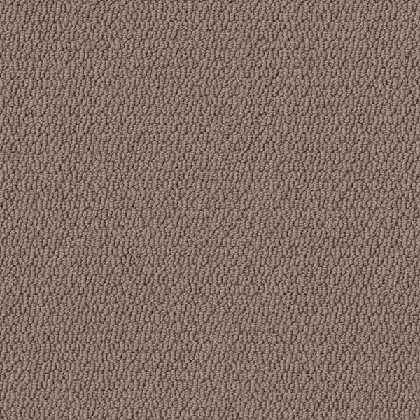 Home Decorators Collection Hickory Lane - Cashmere - Brown 32.7 oz. SD Polyester Loop Installed Carpet