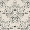 Erin & Ben Co. Linen And Charcoal Cottontail Toile Paper Peel And Stick 