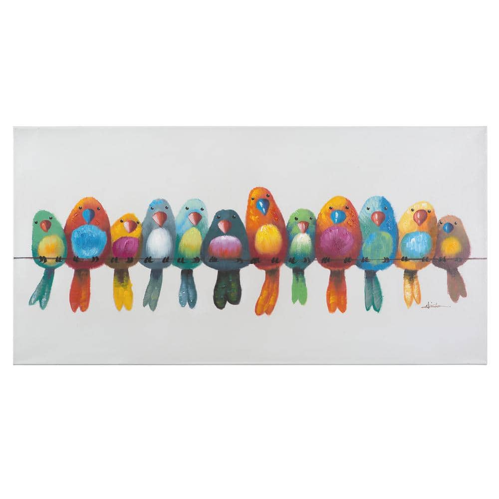 Yosemite Home Decor 24 in. x 48 in. Birds on a Wire I ARTAC0436C - The Home  Depot