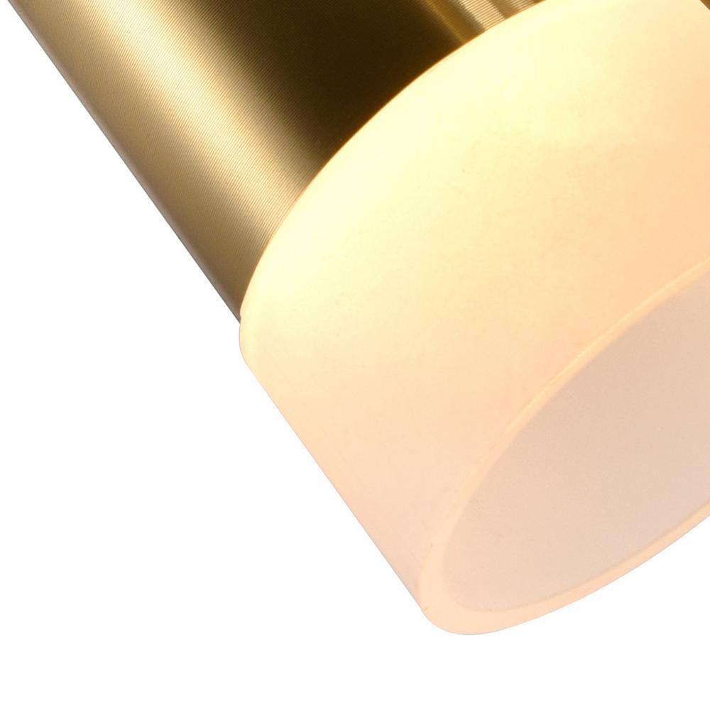 Andes Contemporary LED Mini Pendant in Satin Gold