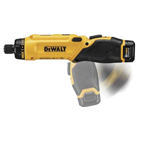 Dewalt Screwdriver DEWALT 8V AX Cordless Screwdriver With Gyroscopic ...