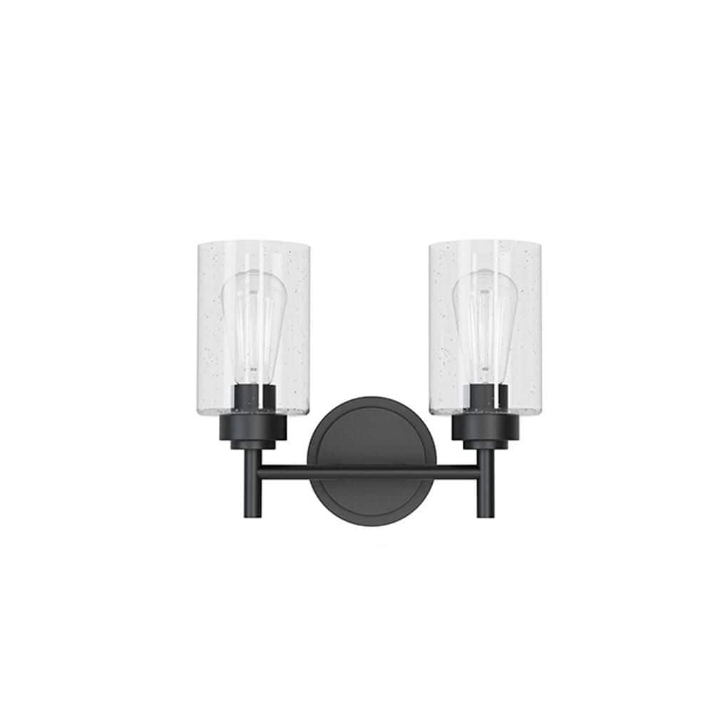 Wexton 12 in. Plug and Play 2-Light Black Vanity Light with SkyPlug price history on PriceWatchPro