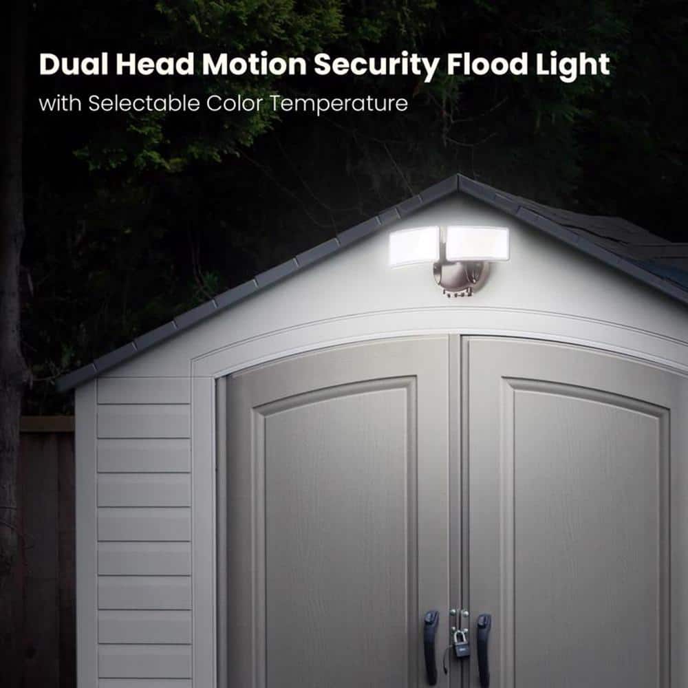 Feit Bronze Dual Head Motion-Sensing LED Security Light