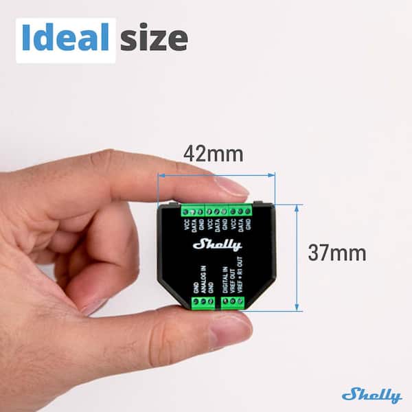 Shelly Plus Add-On, Galvanically Isolated Sensor Interface