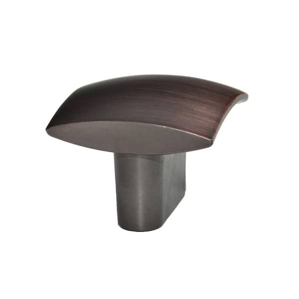 Utopia Alley Rhonda Contoured Square Cabinet Knob, Oil Rubbed Bronze