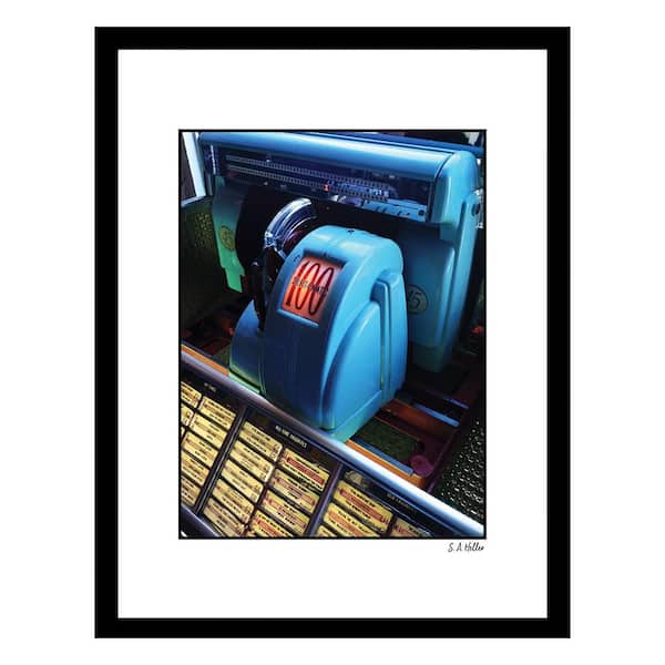VENICE BEACH Collections Jukebox by Steven A.Heller 1-Piece Framed Graphic Print Abstract Poster Art Print 18 in. x 14 in.