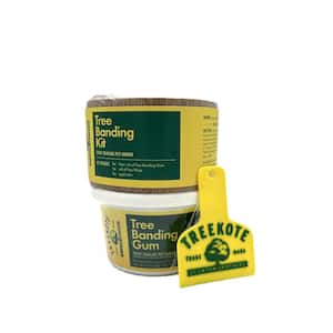 Tree Care Kit - Sticky Crawling Pest Barrier Kit includes 3 in. x 50 ft. Tree Wrap, 16 oz. Banding Gum and Applicator