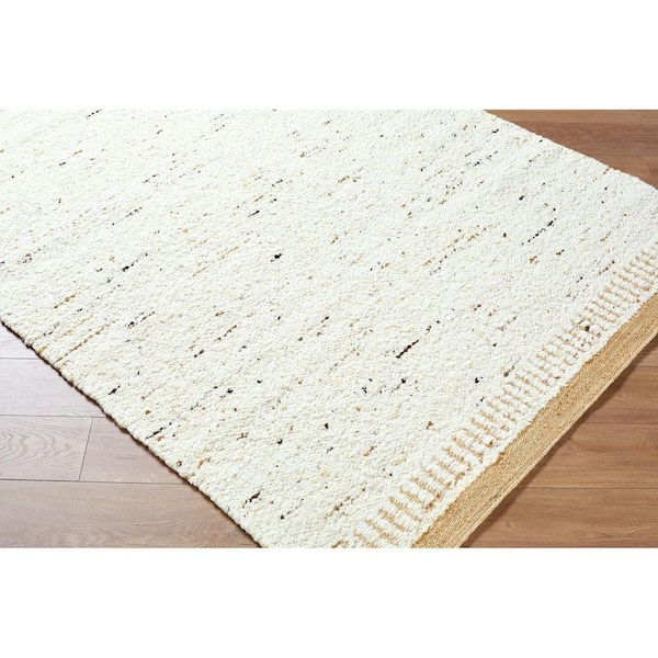 Cherish Beige Modern Striped 9 ft. x 12 ft. Area Rug