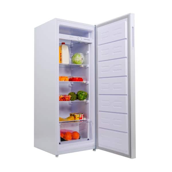 ホワイト 冷凍庫 Hamilton Beach 6.8 cu. ft Manual Defrost Upright Convertible