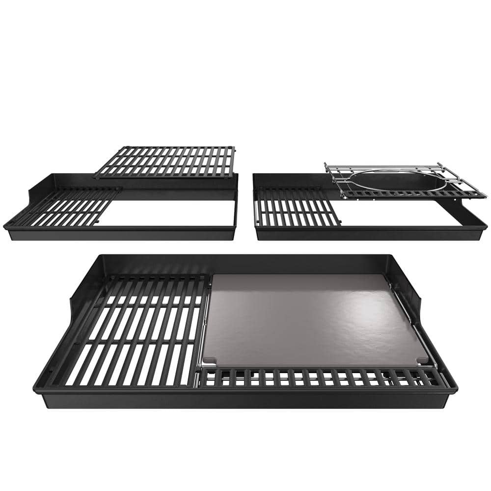 Weber Glazed Black Ceramic Baking Stone