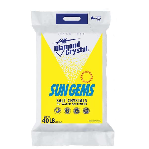 Diamond Crystal Sun Gems 40 lbs. Water Softener Salt