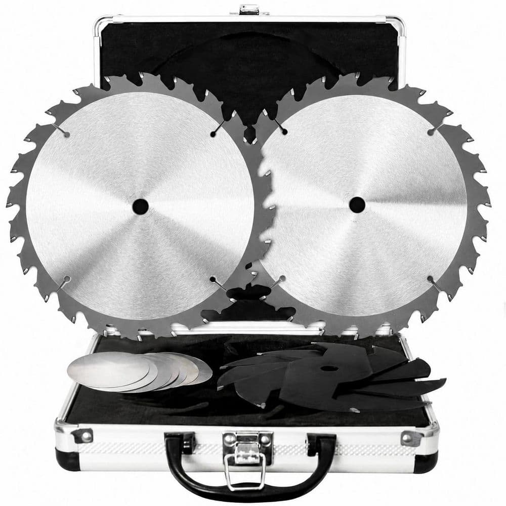 10 Inch Carbide Table Saw Dado Blade Set with Precision Grooves for Saw Stop, Jet, Dewalt, Bosch 14 Piece price history on PriceWatchPro