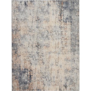 Nourison ft. Abstract Area Rug 11 Blue/Ivory 476272 Textures - Contemporary Depot The x ft. Rustic 8 Home