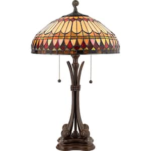 West End 26.5 in. Brushed Bullion Table Lamp