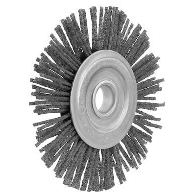 Nylon Edging Brush for Patio Cleaner with Wire Brush Edger