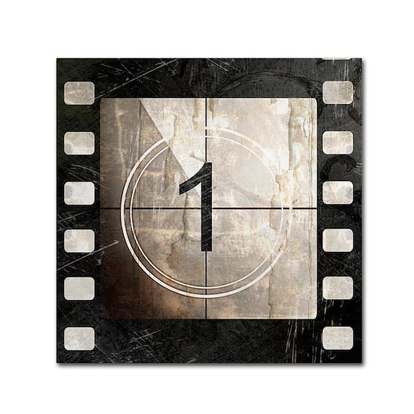 Trademark Fine Art 24 in. x 24 in. "Vintage Countdown I" by Color Bakery Printed Canvas Wall Art