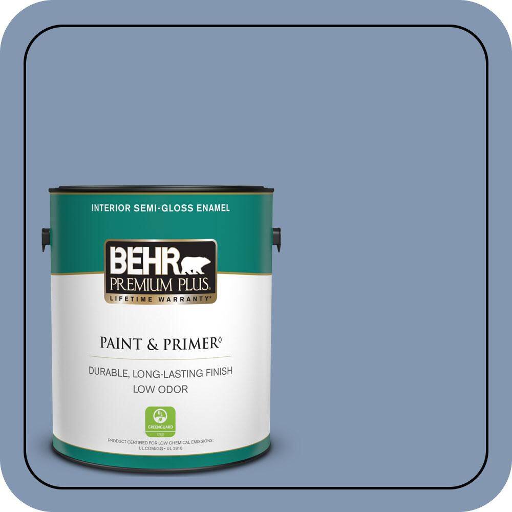 1 gal. #S530-4 Jet Set Semi-Gloss Enamel Low Odor Interior Paint & Primer price history on PriceWatchPro