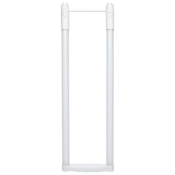 6 in. 11.5/13/15 Watt Selectable 30K/35K/40K/50K/65K CCT Selectable T8 U-Bend LED Light Bulb; Frost Finish; 120-277V