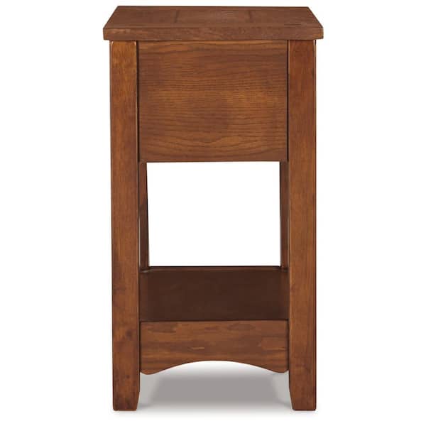 Signature DESIGN BY ASHLEY Breegin 13 in. Brown Rectangle Wood
