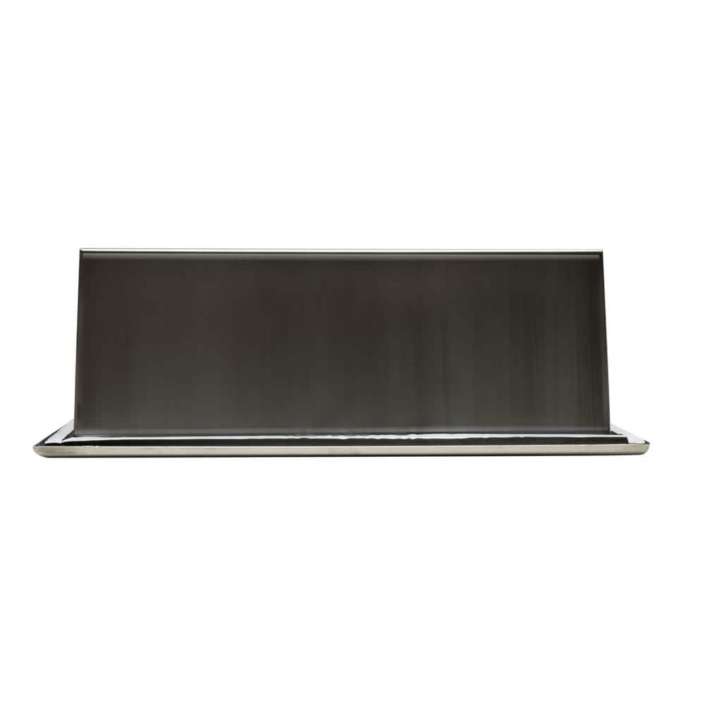 12 x 12 Brushed Stainless Steel Wall Mount Shower Niche