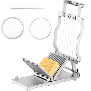Cheese Cutter with Wire 1 cm and 2 cm Cheeser Butter Cutting Blade Replaceable Cheese Slicer Wire