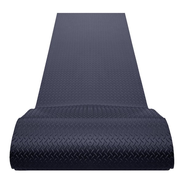 Non-Conductive Insulating Switchboard Mat, Class 2, Black, 48 in. x 144 in., ASTM D178, Indoor/Outdoor Diamond Surface