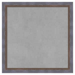 2-Tone Blue Copper 18 in. x 18 in. Framed Magnetic Board