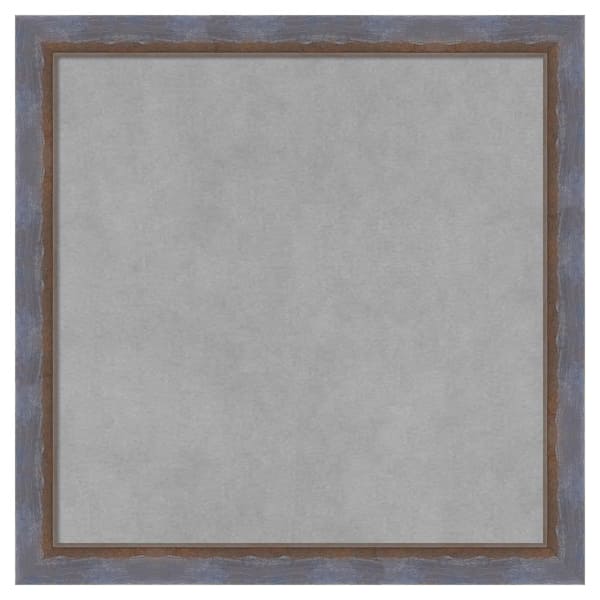 Amanti Art 2-Tone Blue Copper 18 in. x 18 in. Framed Magnetic Board