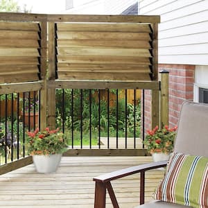 Deck Louver and Blind Hardware System