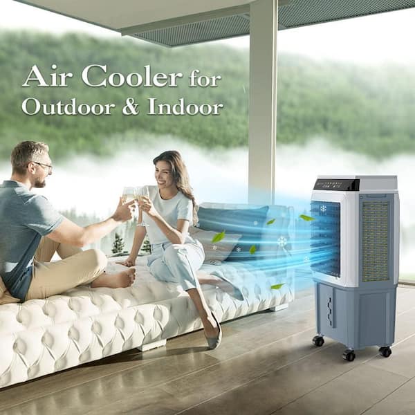 Nordic Hygge 3300 CFM 3-Speed Portable Evaporative Air Cooler Fan