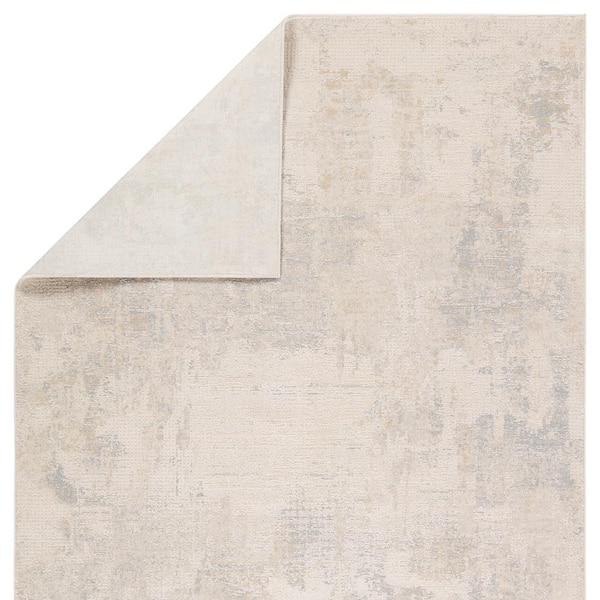Brochan 8 X 10 Abstract Gray/Cream Area Rug