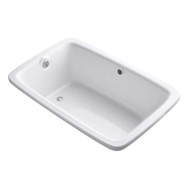 KOHLER Bancroft 5.5 ft. Acrylic Rectangular Drop-in Whirlpool Bathtub in White