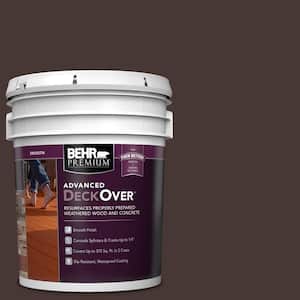 5 gal. #PFC-25 Dark Walnut Smooth Solid Color Exterior Wood and Concrete Coating