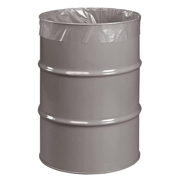 Uline Industrial Trash Liners - 44-55 Gallon, 1.5 Mil, Clear