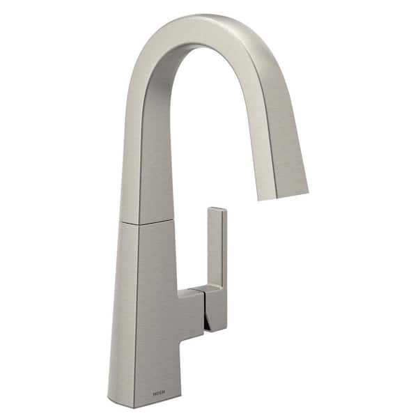 MOEN Nio Single-Handle Bar Faucet in Spot Resist Stainless Steel