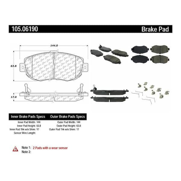 Centric Parts Disc Brake Pad Set