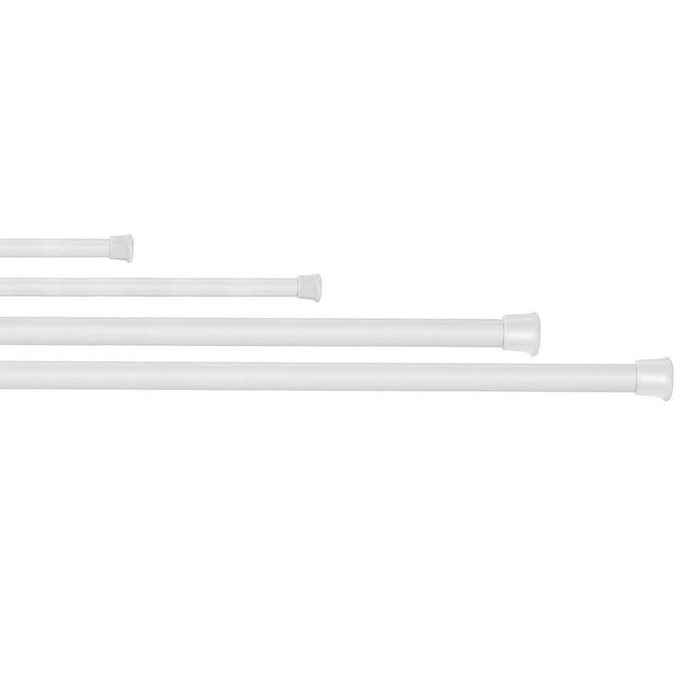 41.3 in. Shower Curtain Rod Spring Load Adjustable Curtain Pole Heavy-Duty Steel 4 Sizes for Wardrobe Kitchen Balcony price history on PriceWatchPro