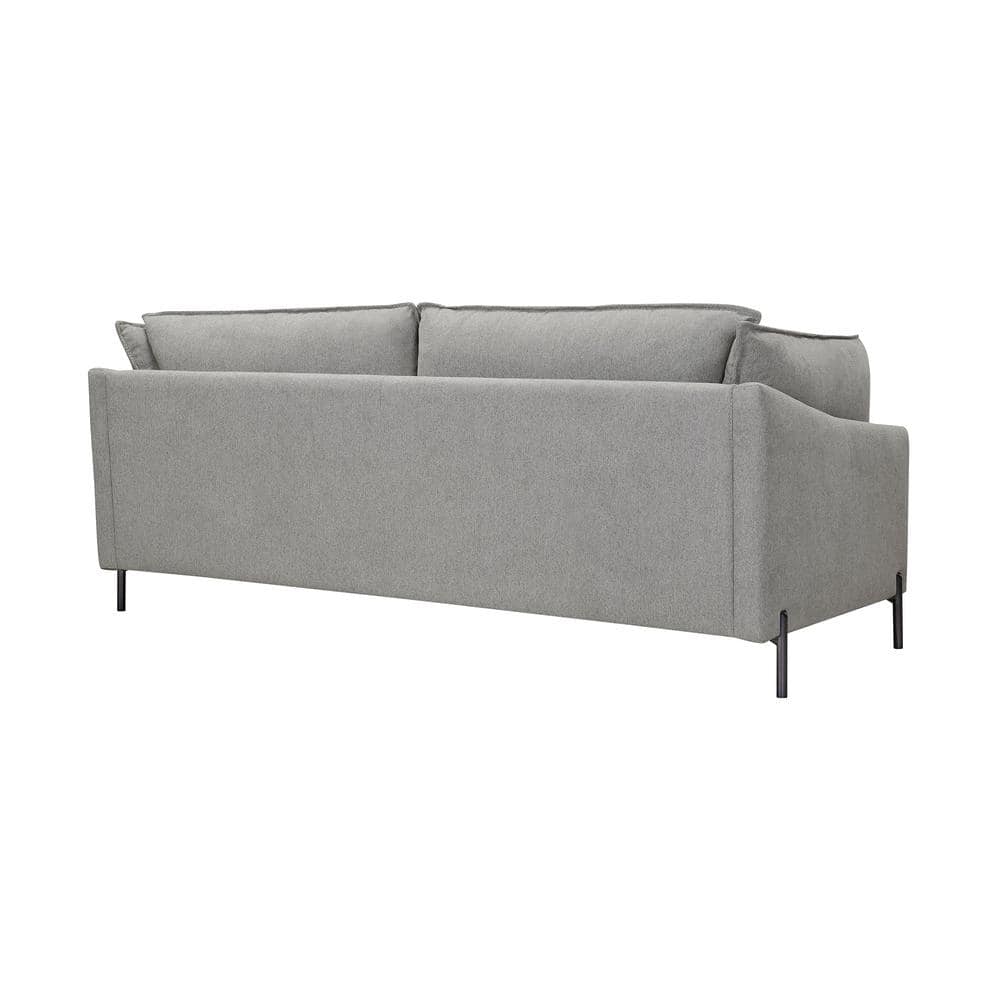 Juliett 80" Gray Fabric Power Reclining Sofa with Removable Cushions