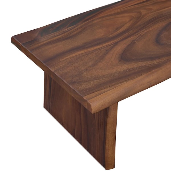 OrangeOne Salah 47.72 in. Rustic Walnut Wood Table Rectangle South