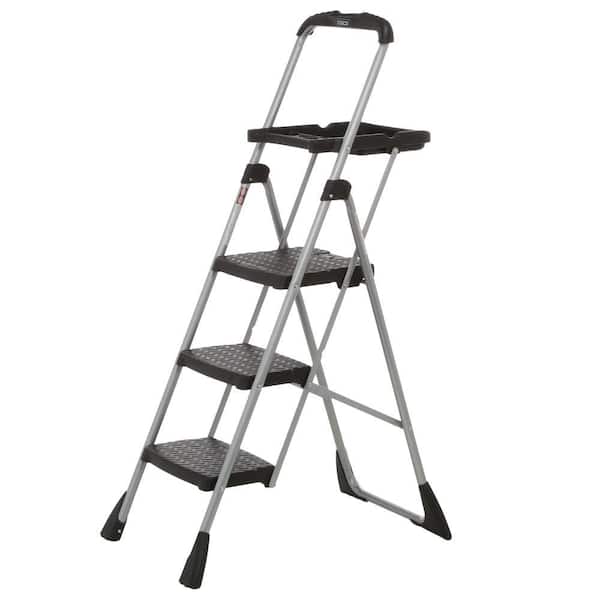 Cosco 4 ft. Steel Max Work Platform Ladder with 225 lbs. Load Capacity