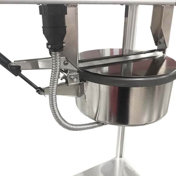 Traditional Mini Vintage Popcorn Machine Hand Food Amplifier Stainless Steel