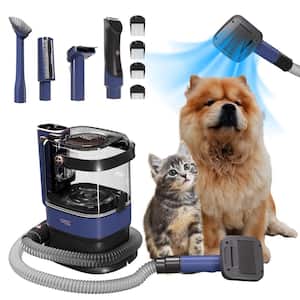 Dog Grooming Kit, Pet Grooming Vacuum and Dog Clippers and Dog Brush for Shedding with 5 Grooming and Cleaning Tools