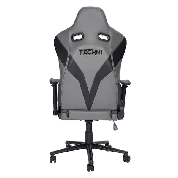 Techni Sport XL Ergonomic Gaming Chair , Grey RTA-TSXL3-GRY - The