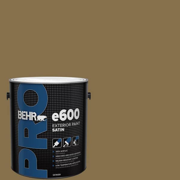 1 gal. #350F-7 Wild Mushroom Satin Exterior Paint